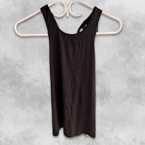 Lululemon Crew Neck Sleeveless Moisture-Wicking Fabric Yoga Top Black Women's S